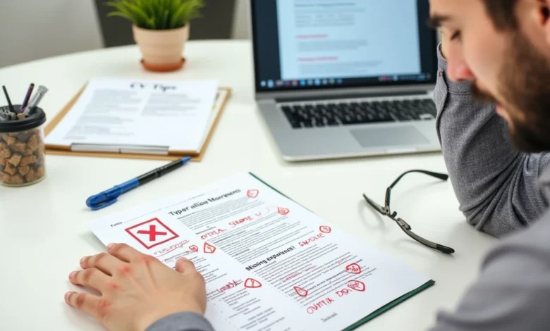 Common CV Mistakes to Avoid for Successful Job Applications